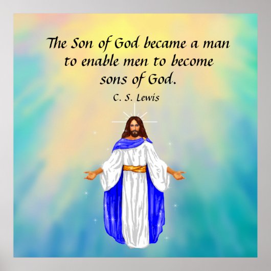 C. S. Lewis Quote Poster (Voorkant)