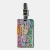 C S Lewis weet hoe je goede byes kunt verlichten! Bagagelabel (Voorkant verticaal)