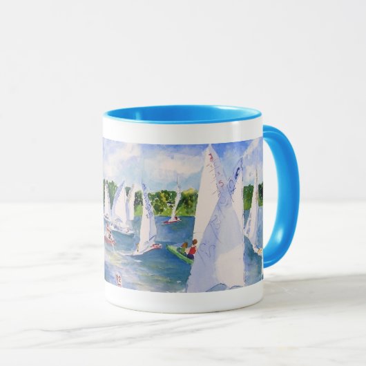 c schenkers in de rij mok (Voorkant rechts)