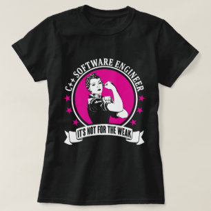 C++ software engineer t-shirt