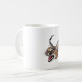 C staat voor Caracal Koffiemok (Voorkant links)