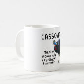 C staat voor Cassowary Koffiemok (Voorkant links)