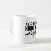 C staat voor Certified Night Vet Koffiemok (Voorkant links)