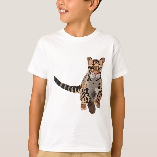 C staat voor Clouded Leopard T-shirt (Voorkant)