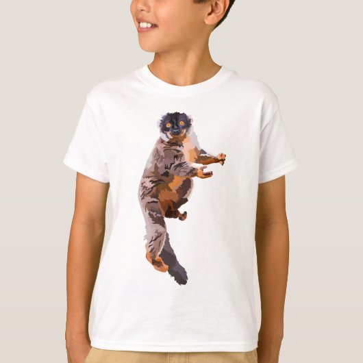 C staat voor Common Brown Lemur T-shirt (Voorkant)