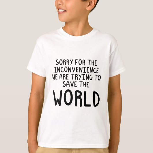 C staat voor Conservation T-shirt (Voorkant)