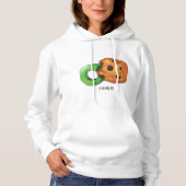 C staat voor Cookie Alphabet Letter Chocolate Chip Hoodie (Voorkant)