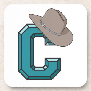 C staat voor Cowboy Drankjes Onderzetter
