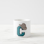 C staat voor Cowboy Espresso Kop (Voorkant)