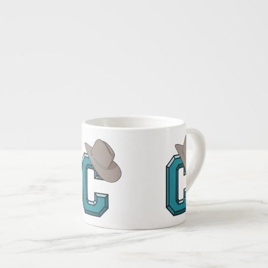 C staat voor Cowboy Espresso Kop (Voorkant rechts)