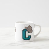 C staat voor Cowboy Espresso Kop (Rechts)