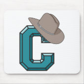 C staat voor Cowboy Muismat (Voorkant)