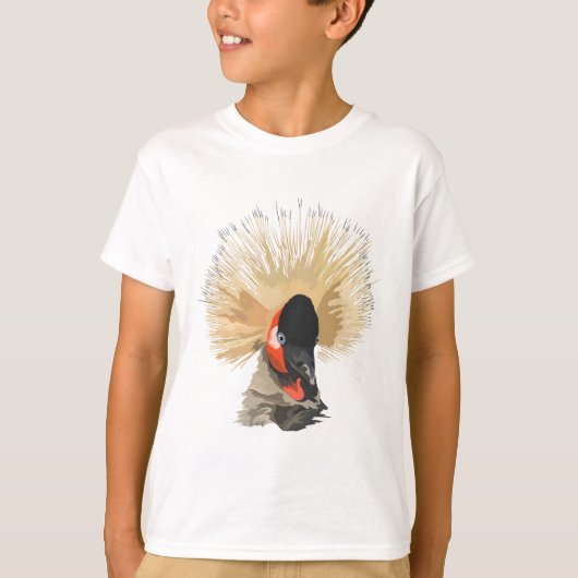 C staat voor Crowned Crane T-shirt (Voorkant)