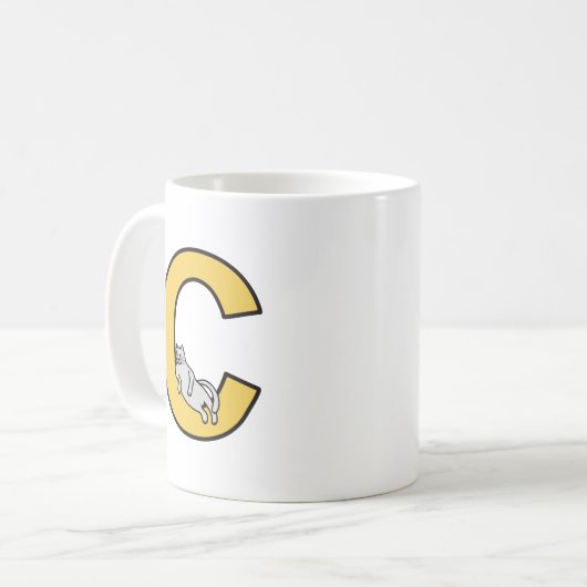 C staat voor… gepersonaliseerd koffiemok (Voorkant links)