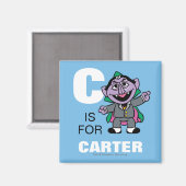 C staat voor Graaf Tel | Voeg je naam toe Magneet (Voorkant / Achterkant)