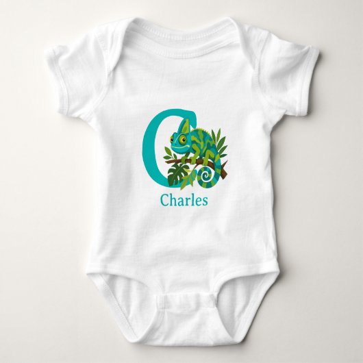C staat voor Kameleon Personaliseer Romper (Voorkant)