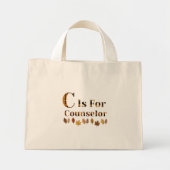 C staat voor schoolbegeleider mini tote bag (Voorkant)