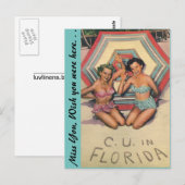 C. U. in FLORIDA Briefkaart (Voorkant / Achterkant)