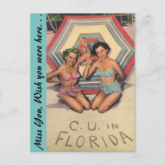 C. U. in FLORIDA Briefkaart (Voorkant)