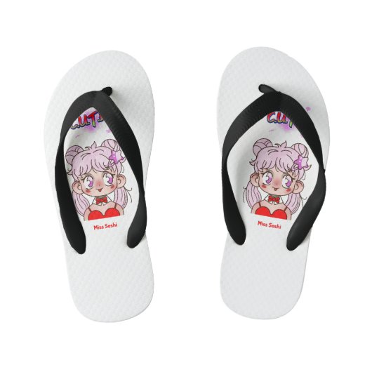 C.U.T.E.  Japanse animme Kinder Teenslippers (Voetbed)
