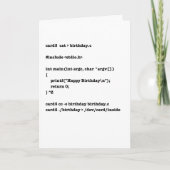 C Verjaardag Kaart (Voorkant)