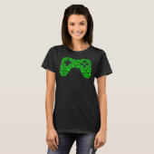 C Videospelcontrollers St Patrick's Day Boys Gam T-shirt (Voorkant volledig)