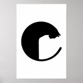 C voor katten poster (Voorkant)