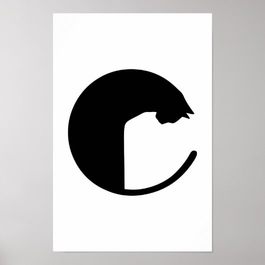 C voor katten poster (Voorkant)