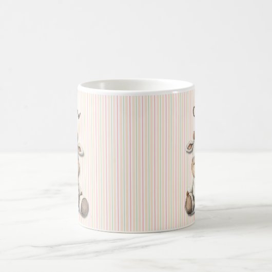 C voor Koe: Schattigee Kinderen Mok met Speelse Ko (Center)