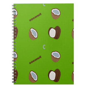 C voor kokosgroen notitieboek