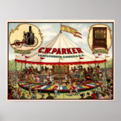  C.W. Parker Steam Riding Gallery Poster (Voorkant)