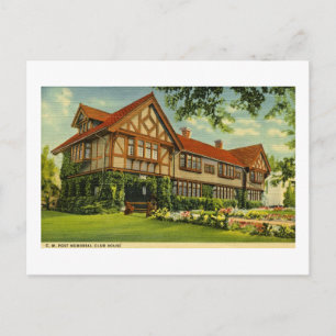 C.W. Post Clubhouse Battle Creek, Michigan Briefkaart