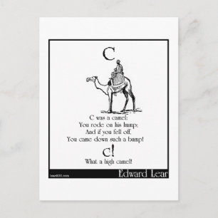 C was een kameel briefkaart