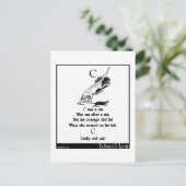 C was een kat briefkaart (Staand voorkant)