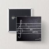 C Y We Write Button Speld (Voorkant /achterkant)