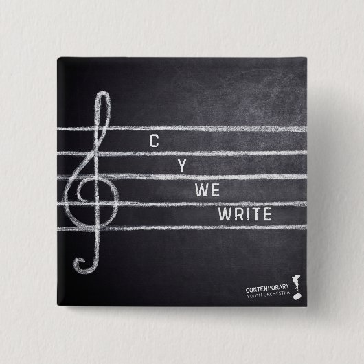 C Y We Write Button Speld (Voorkant)