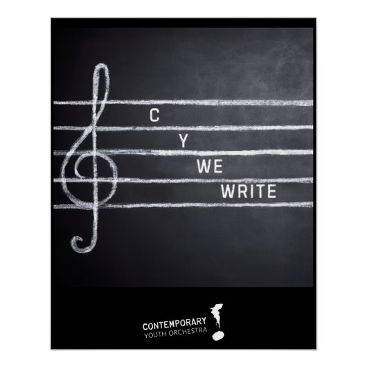 C Y We Write Poster (Voorkant)