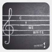 C Y We Write Sticker (Voorkant)