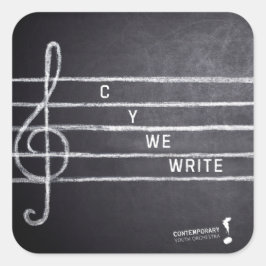 C Y We Write Sticker