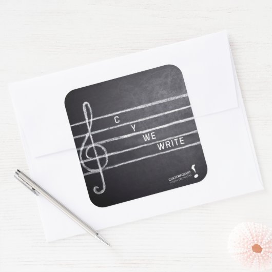 C Y We Write Sticker (Envelop)