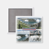 CA0025 Amerika, Canada, Ontario, Koelkast Magneet (Voorkant / Achterkant)