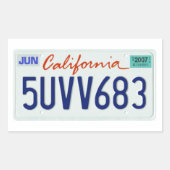 CA2007 RECHTHOEKIGE STICKER (Voorkant)