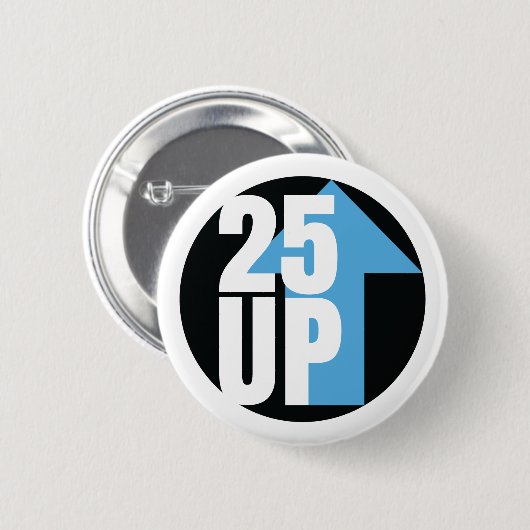 CA25UP Round-Button Ronde Button 5,7 Cm (Voorkant /achterkant)