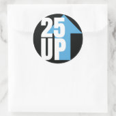 CA25UP-Stickers Ronde Sticker (Tas)