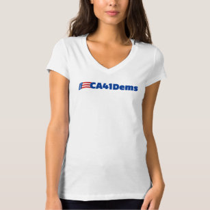 CA41Dems & Fight For It! met Kaart T-shirt