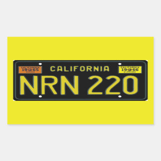 CA66 RECHTHOEKIGE STICKER