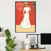 ca. 1900 Italiaanse Mode voor dames Poster (Thuiskantoor)