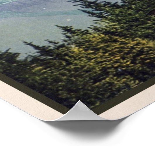 ca. 1900 Jungfrau Mountain Muerren Railroad Poster (Hoek)