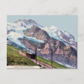 ca. 1900 Jungfrau Mountain Railroad Briefkaart (Voorkant)