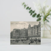 ca. 1900 Ostend Beach and Grands Hotels Briefkaart (Staand voorkant)